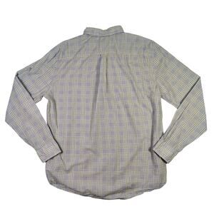Johnnie-O Top Shelf Button Down Shirt Men's Large Plaid Preppy Office Golf Clean